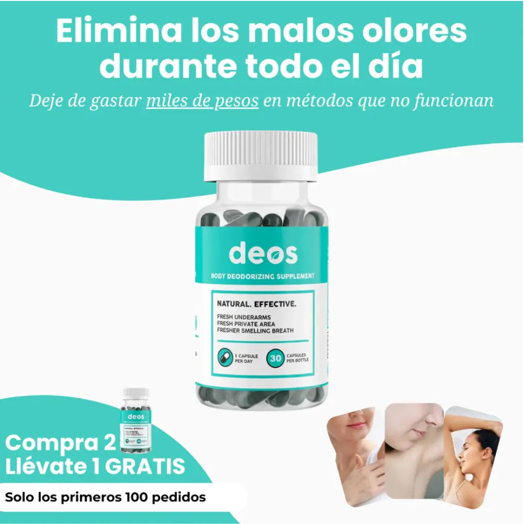 DEOS - Desodorante Corporal 100% Natural
