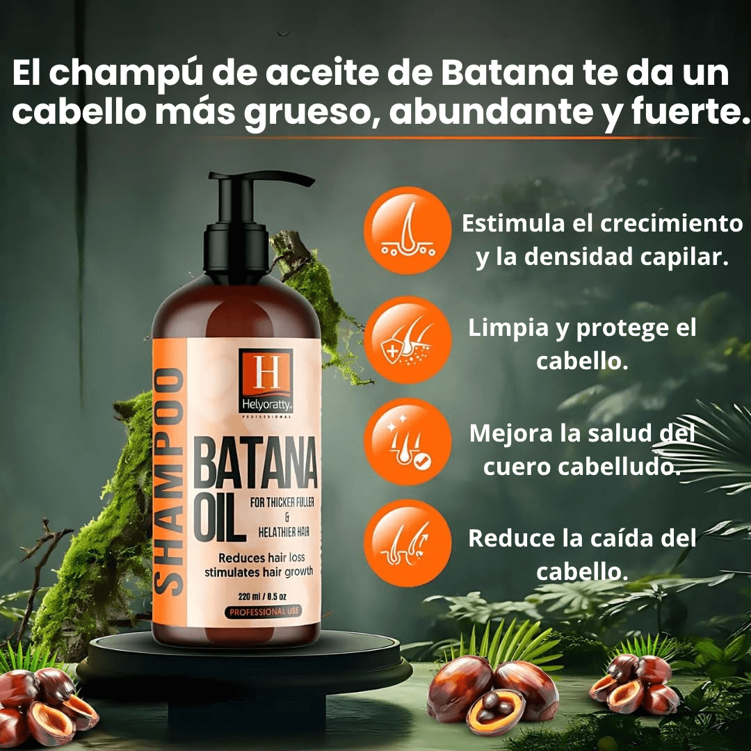 HELYORATTY™ SET DE BATANA (4 EN 1) DETIENE LA CAIDA Y  RECUPERA EL CRECIMIENTO EN 4 SEMANAS