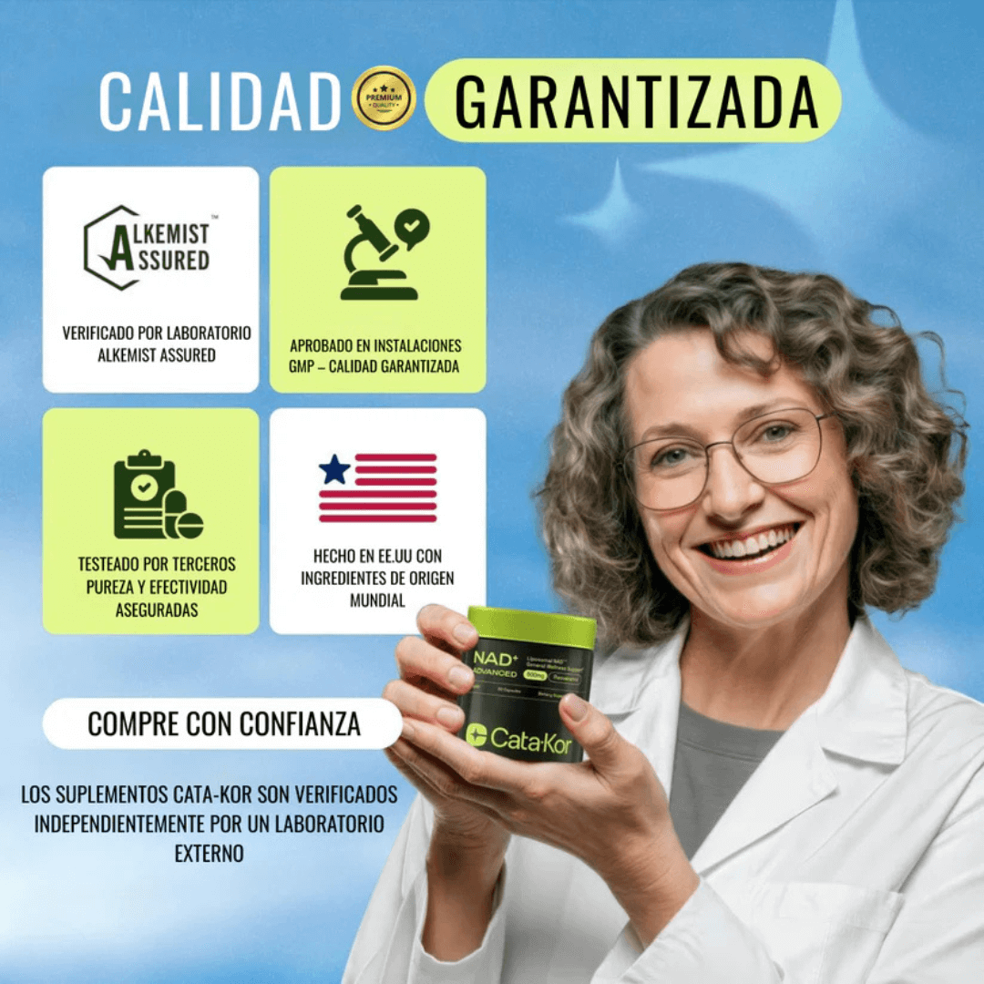 CATA-KOR™ El Suplemento Definitivo para la Longevidad y el Antienvejecimiento