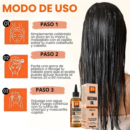 HELYORATTY™ SET DE BATANA (4 EN 1) DETIENE LA CAIDA Y  RECUPERA EL CRECIMIENTO EN 4 SEMANAS