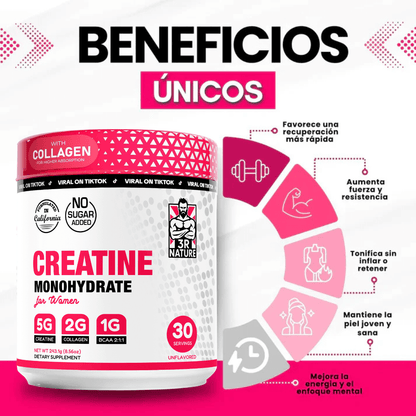 CREATINA MONOHIDRATADA PARA MUJERES
