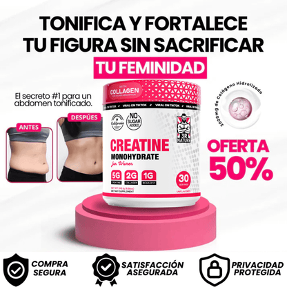 CREATINA MONOHIDRATADA PARA MUJERES